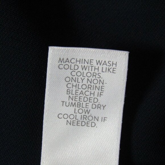 J Jill Wearever Easy Care Navy Blue Knit Tunic 3/4 Sleeve Top Size S New Tag - Picture 8 of 9